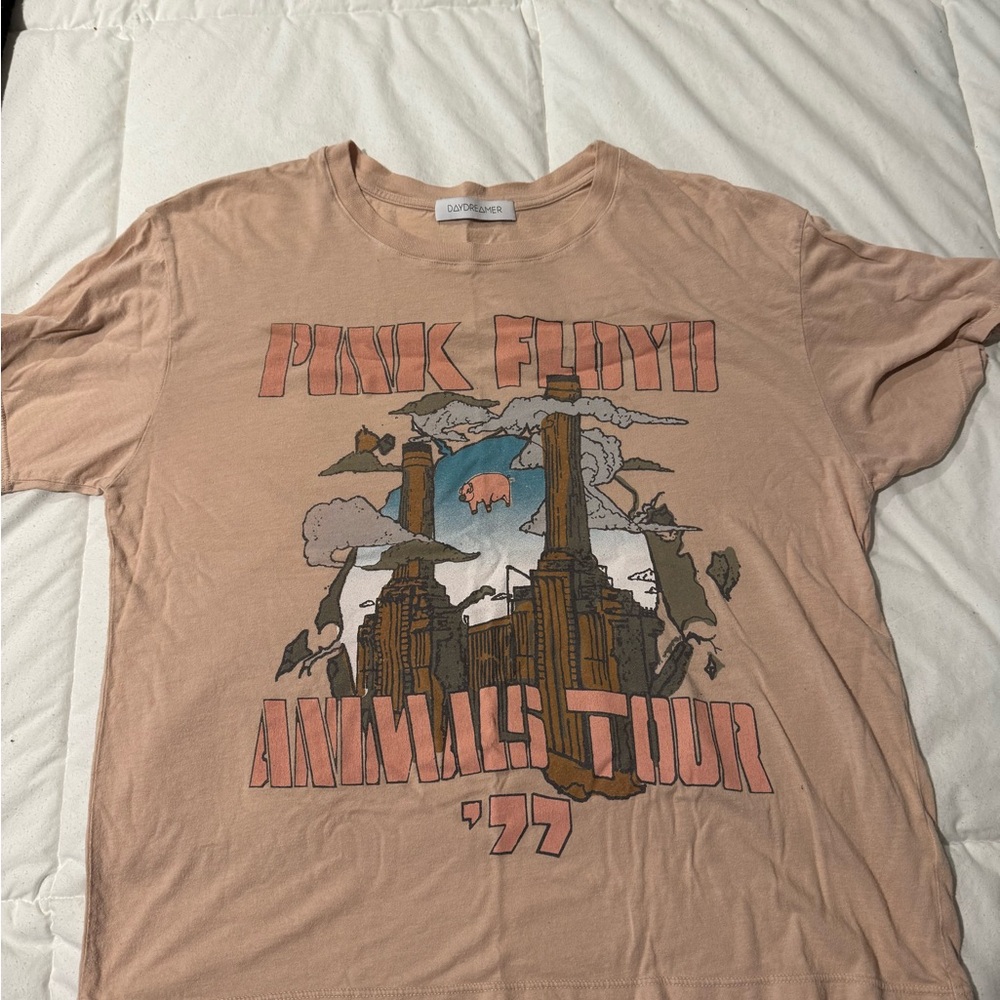 Daydreamer Pink Floyd Graphic Tee in Soft Pink